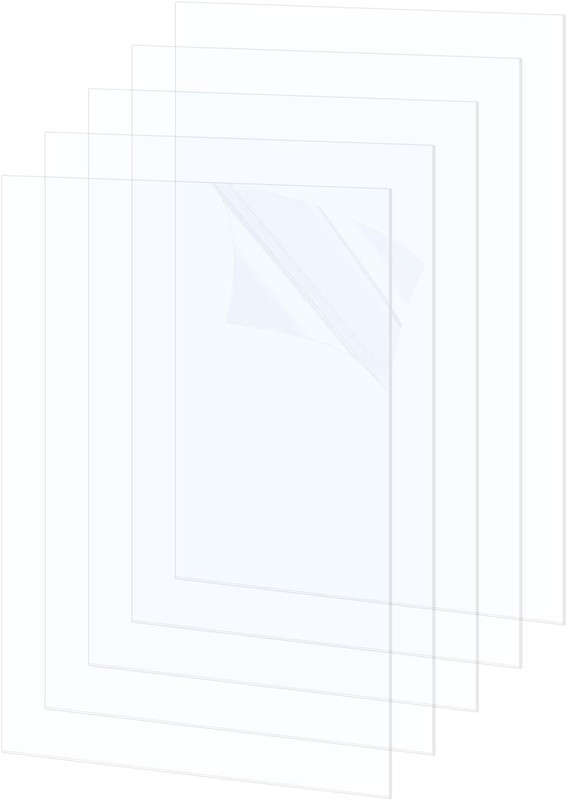 2 Pa Acrylic Sheets, 4×6 Inch Clear Acrylic Sheet Clear Plexiglass Sheet