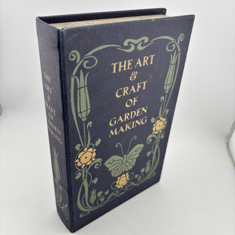 Decorative Box False Book Art & Craft of Garden Making