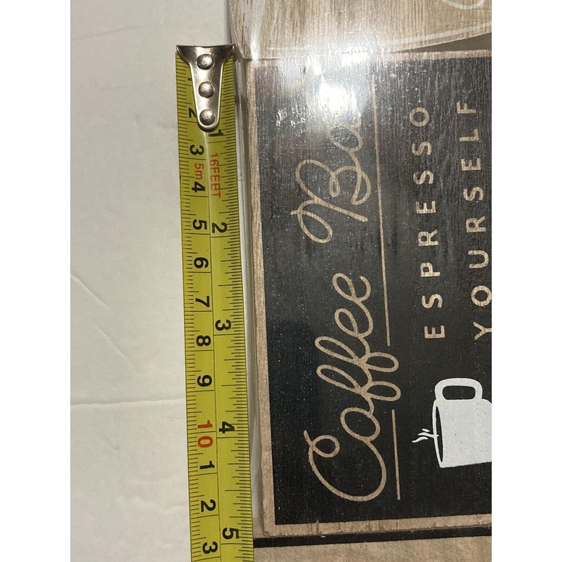 BUT FIRST COFFEE Wood Home Cafe Kitchen Decor Coffee Shop Bar Signs SET OF 3 gallery