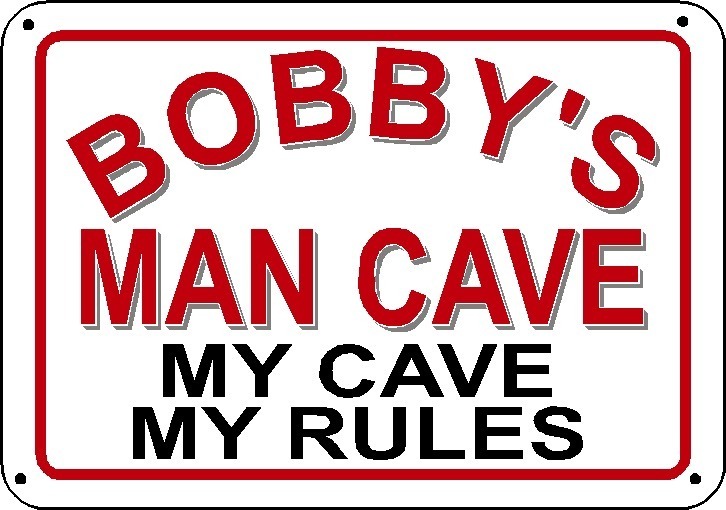 Personalize This Sign 7″x 10″Polystyrene Novelty Sign Garage Office Den