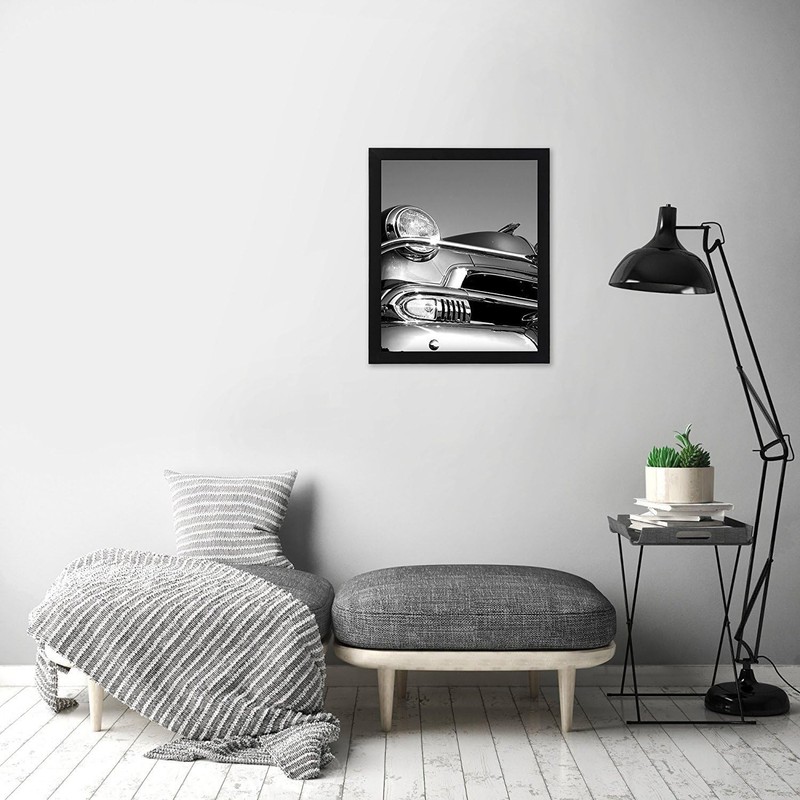 Elegant 18x24 Black Picture Frame with Polished Plexiglass for Wall Display gallery