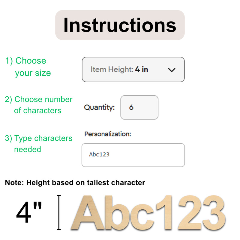 Pixel Craft Wood Letters Numbers Cutout Unfinished Laser Cut 3mm Craft Thru 14" gallery