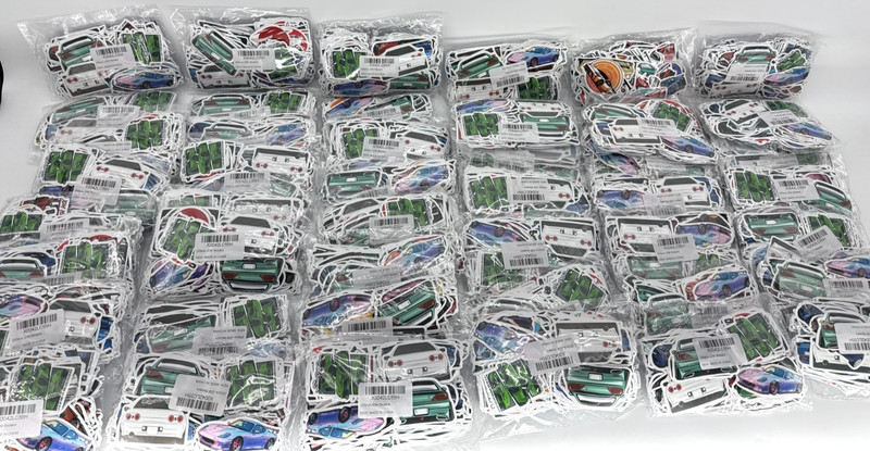 JDM Stickers Wholesale Lot 40 Packs x200pcs GTR Supra RX7 Skyline Vinyl Decal