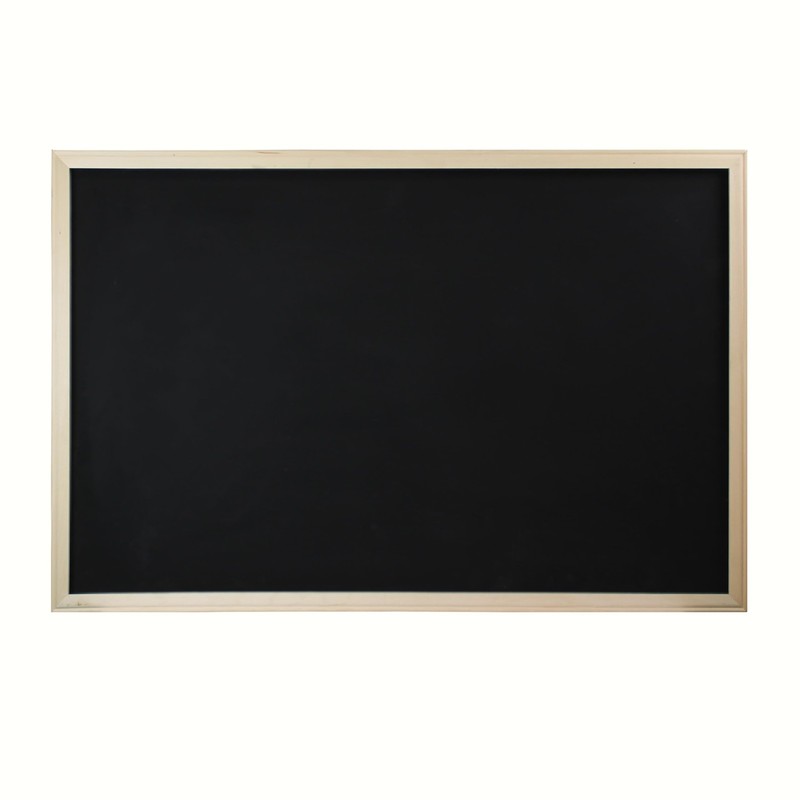 Flipside Products 24″ x 36″ Wood Framed Black Chalkboard, 36″W x 24″H,