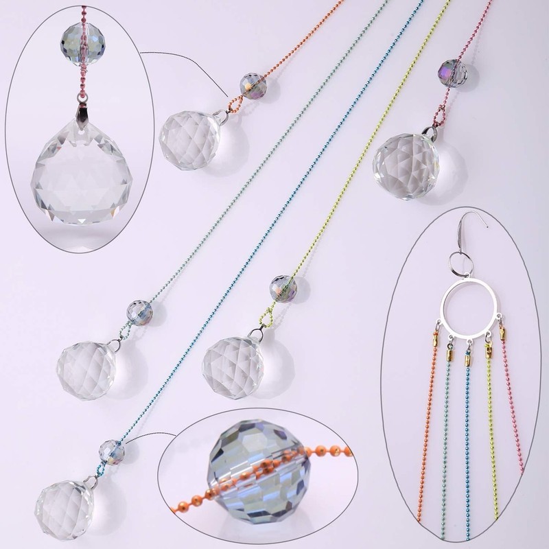 Crystals Ball Prisms Suncatcher Hanging Ornament Rainbow Maker for Home,Garde... gallery