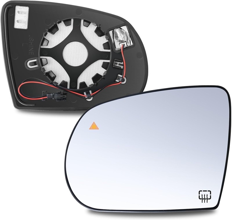 Driver Left Side Mirror Glass - Compatible with Jeep Vehicles - Compass 2017-...