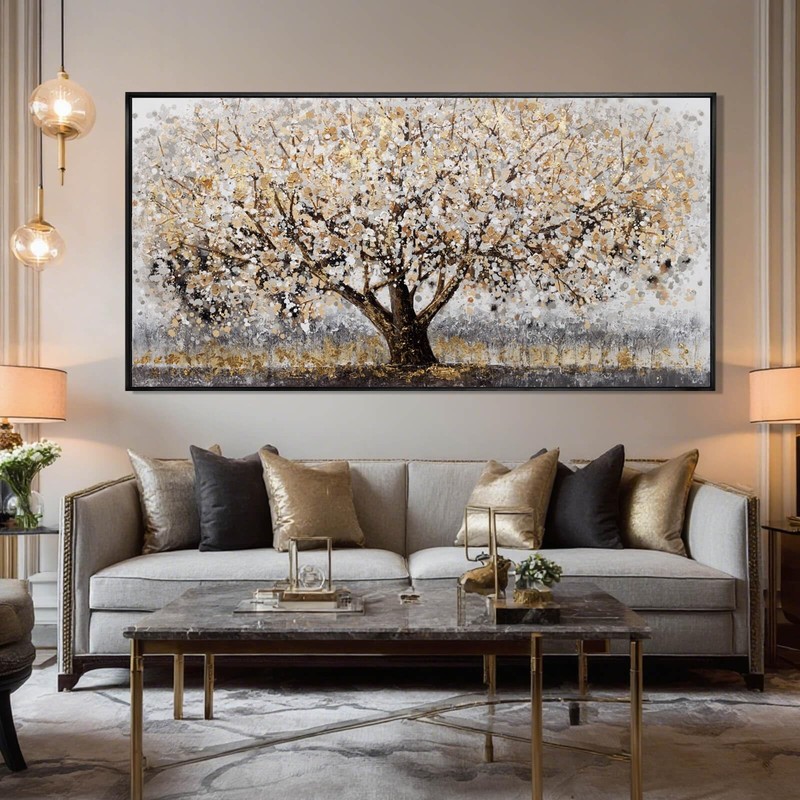 Brown and White Framed Wall Art Floral Wall Prints Botanical Wall Decor Natur... gallery