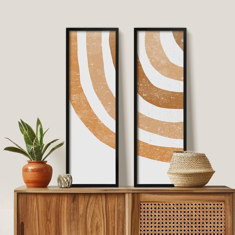 12X36 Picture Frame 2 Pack, Display Pictures 12 X 36 Poster Frame, 12X36 Black gallery