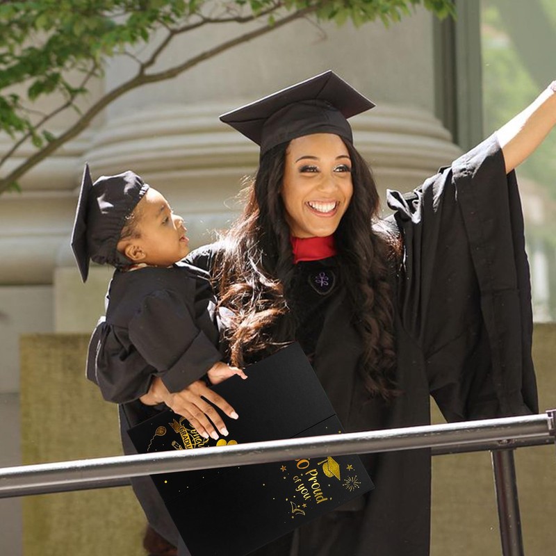 Graduation Picture Frame Photo Display Board Multi 4"x6" Memory Portfolio Alb... gallery