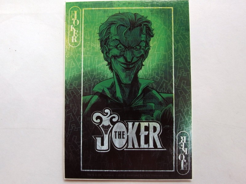 Batman The Joker Wild Card Sticker, Licensed DC Comics C&D Visionary, 3.5×5″