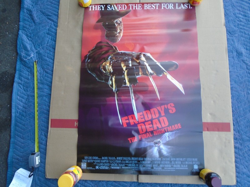 FREDDY’S DEAD: THE FINAL NIGHTMARE Movie POSTER 27 x 40 Robert Englund *