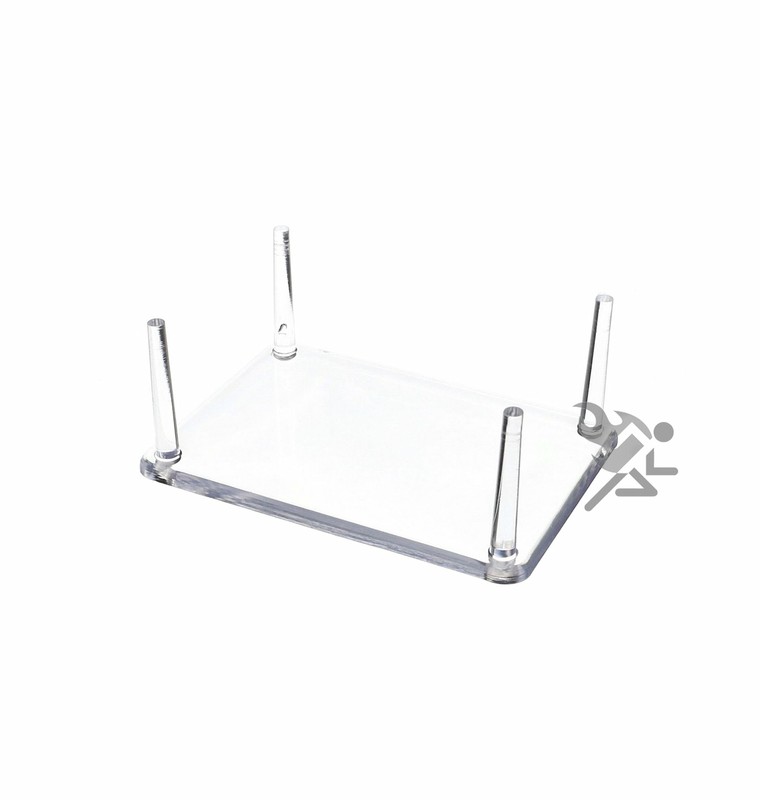 3.5″ Slim Leg Four-Peg Display Stand Holder for Decoys, Minerals, & Fossils, 2