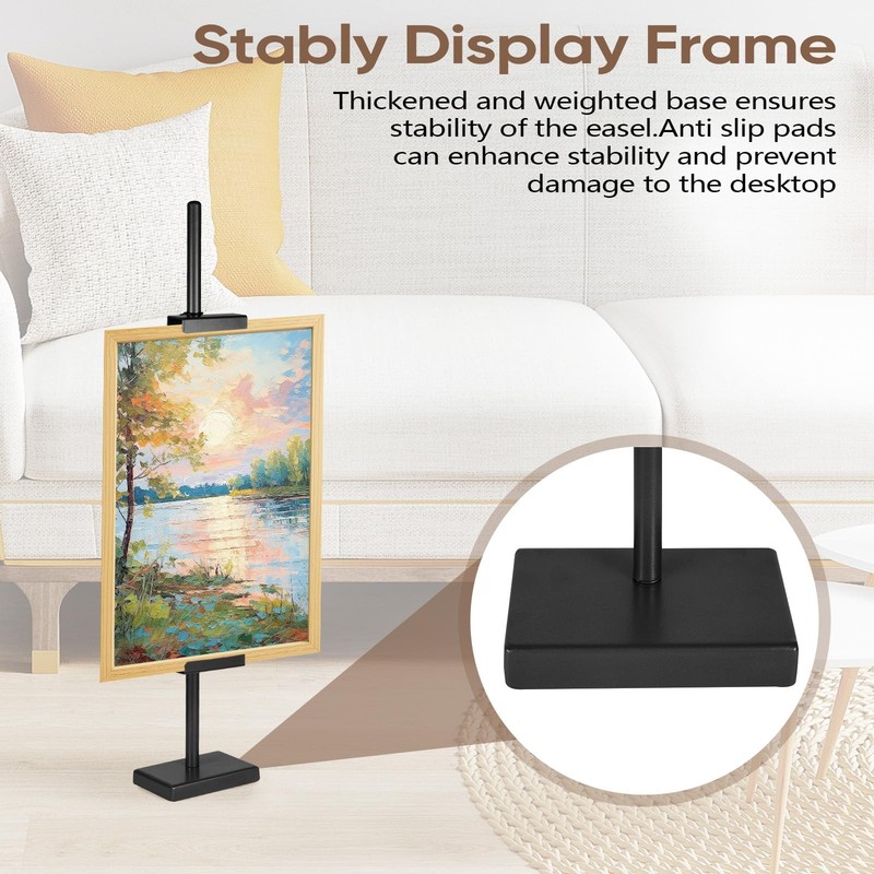 Adjustable Tabletop Easel Stand for Picture Frames, Picture Easels for Displa... gallery