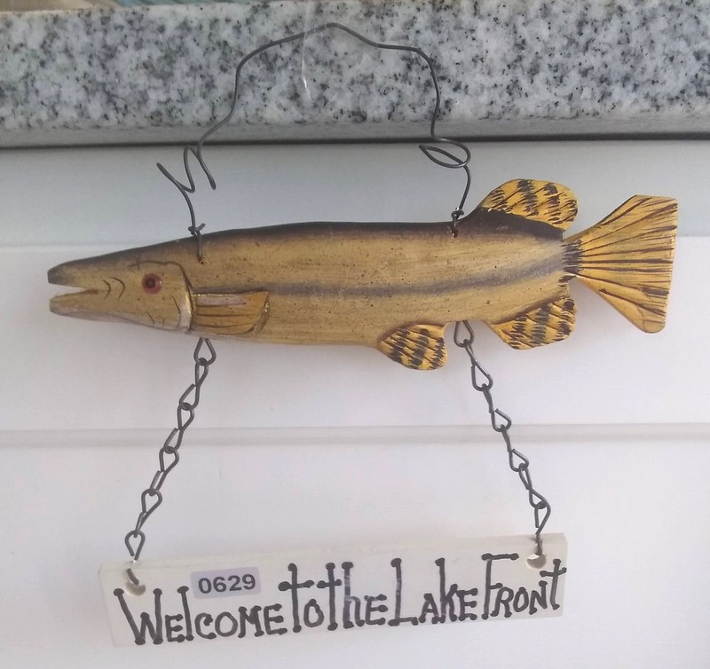 5 ¼” Long x 7” Wide 2 Lake Signs To Hang in Your House