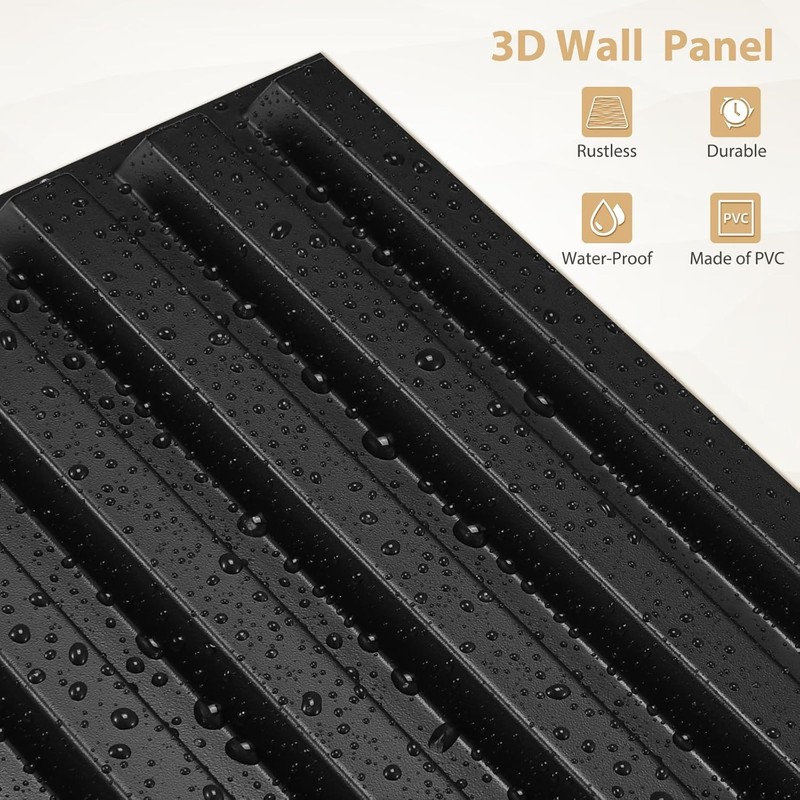 Heikki 30 Pack 3D Wall Panel for Interior Wall Décor, PVC Flower Textured Wall P gallery