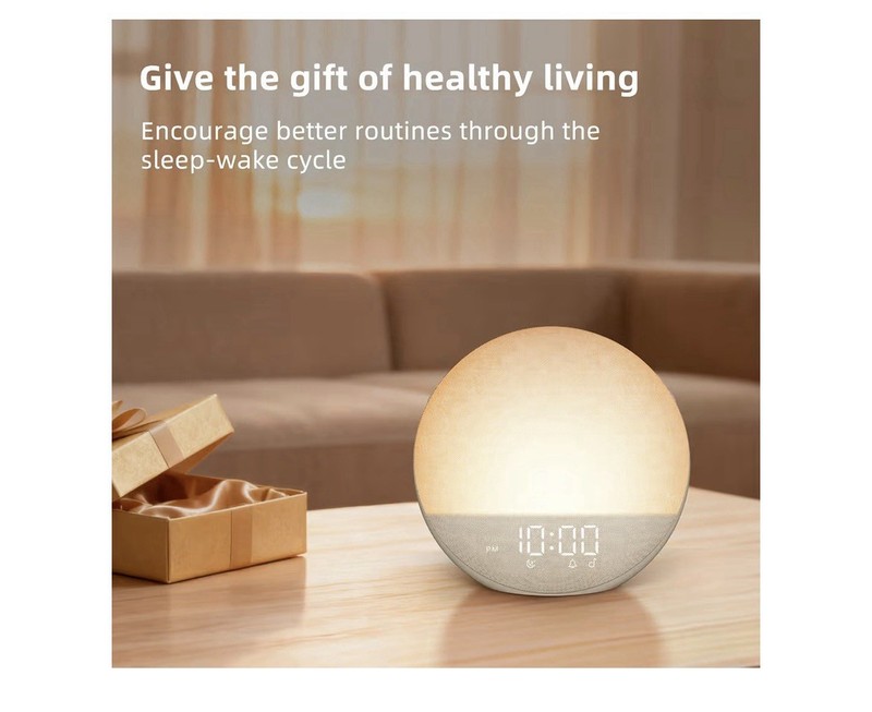 Sunrise Alarm Clock White Noise Machine: Natural Wake Up Light - Dimmable Clo... gallery