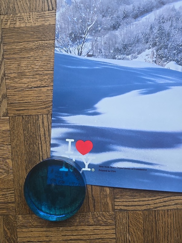 Vintage 1980's I Love New York Poster Whiteface Mountain Wilmington, NY 24x36" gallery