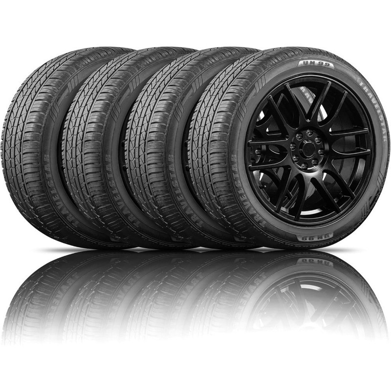 Set of 4 All Season Radial Passenger Car Tires 225/65R17 102H Three-Year Road