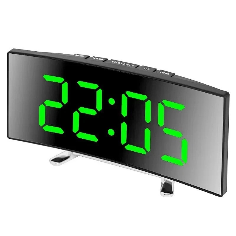 Digital LED Large Display Wall Desk Alarm Clock With Calendar Temperature Date
