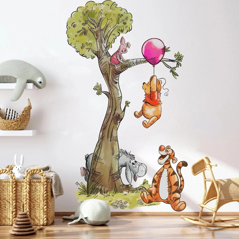 Winnie the Pooh Wall Decal Wall Sticker Kids Room Nursery Piglet Tigger Eeyore