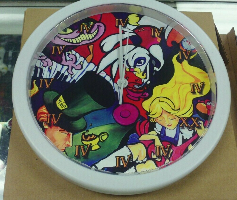 TEA PARTY CLOCK BATTERY OPERATED(NOT INCLUDED) A GIRLS TEA PARTY COLORFUL gallery