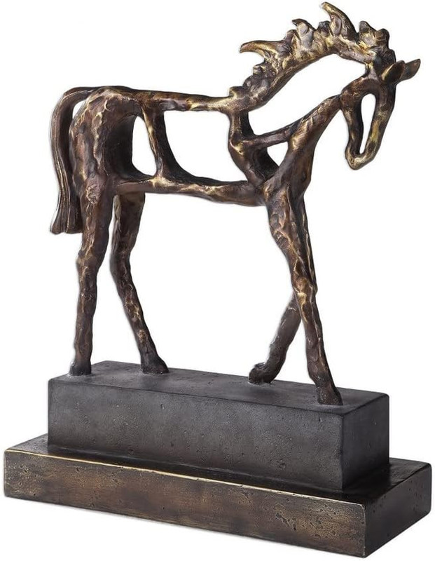Titan Horse Sculpture - 16.5" Tall, Stunning Home Decor Accent Piece gallery