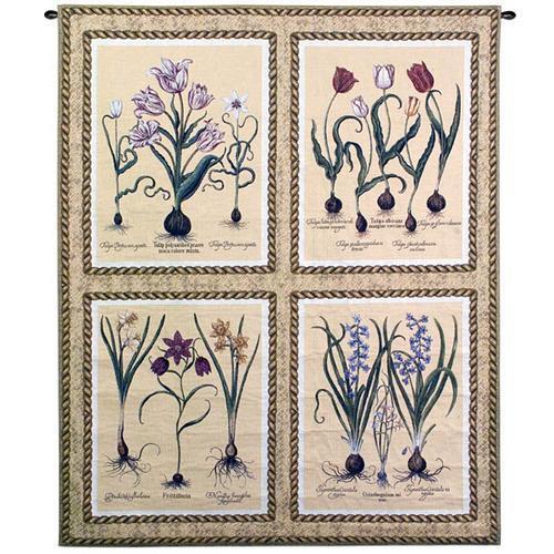 Simplicity North American Made Woven Floral Design Tapestry Wall Hanging