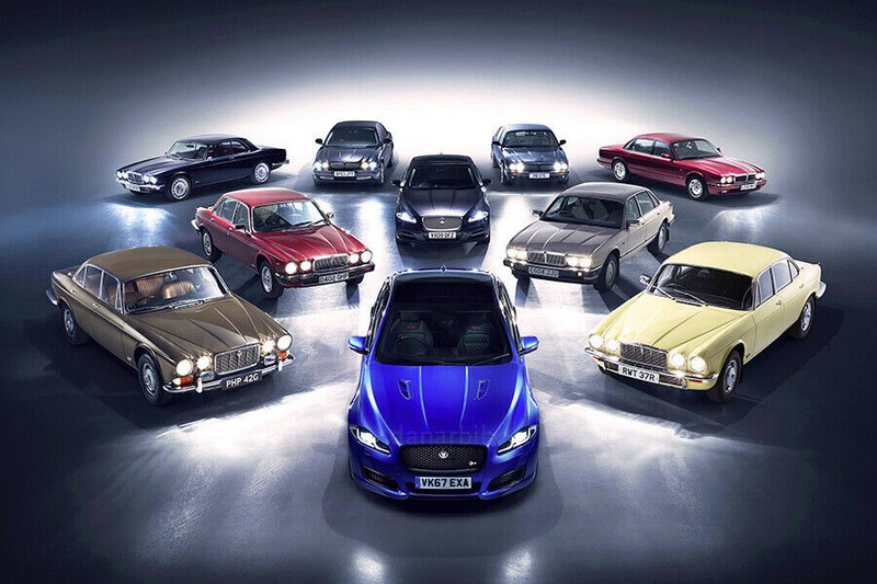 Jaguar XJ Poster 30X20″ Series 50th Anniversary Classic Car From USA