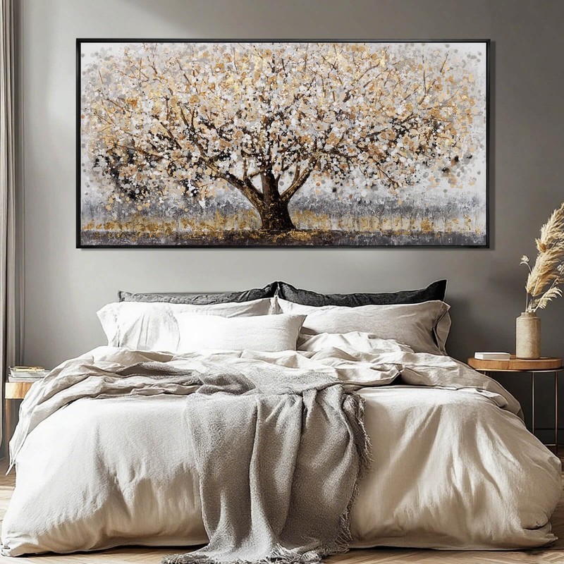 Brown and White Framed Wall Art Floral Wall Prints Botanical Wall Decor Natur... gallery