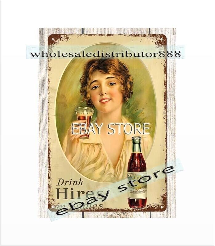 Drink soda fountains in Bottles tin sign root beer beverage soft drink