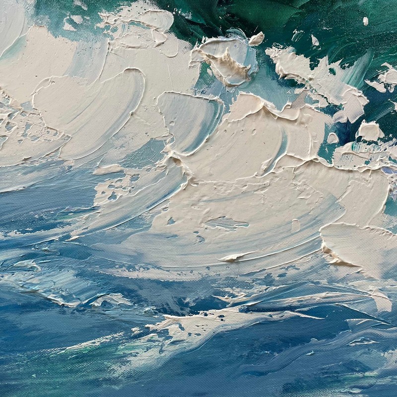 Hand Painted Modern Abstract oil painting Wall Art Decor gallery