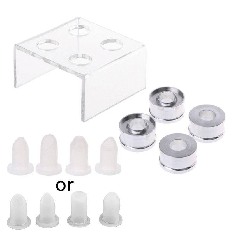 9 PCS Silicone Lipstick Mold Kits Simple DIY Making Cosmetic Mold Lip Balm Mold