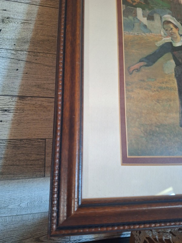 Vntg. Brenton Dutch Girls Dancing Picture, Cottage core, Wall decor, Holland gallery