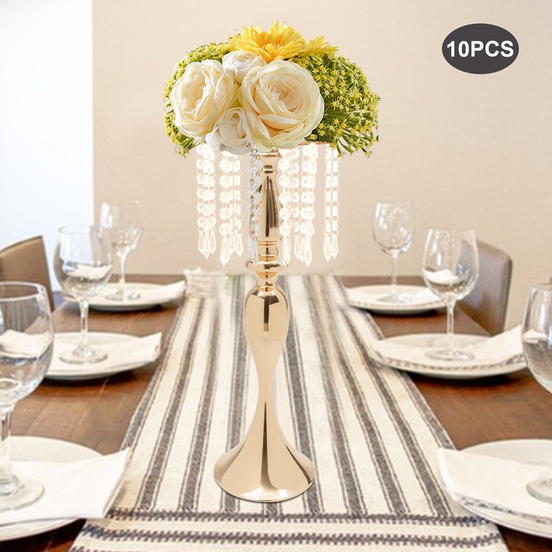 10* Flower Vase Flower Holders Stand Centerpieces for Wedding Dining Table Decor gallery