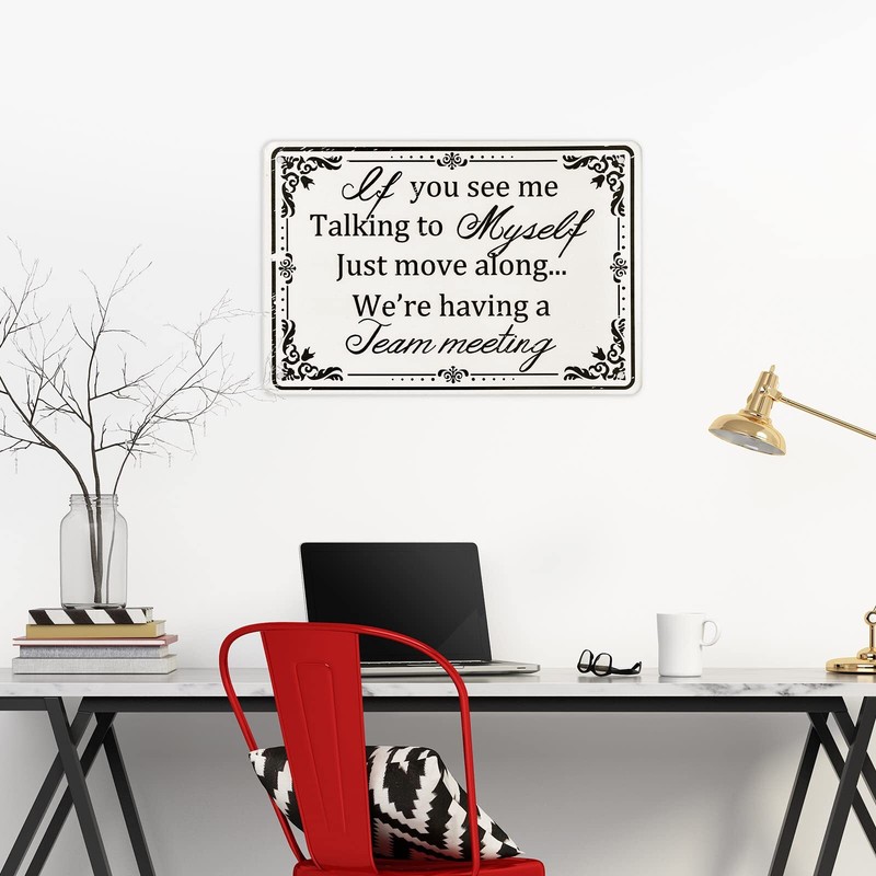 Funny Office Cubicle Decor Funny Office Metal Tin Signs 12 x 8 Inch , If You See gallery