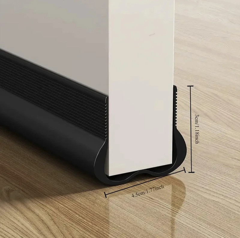 1pc Flexible Door Bottom Seal Strip Draft Stopper Weatherproof Door Sweep - NEW gallery