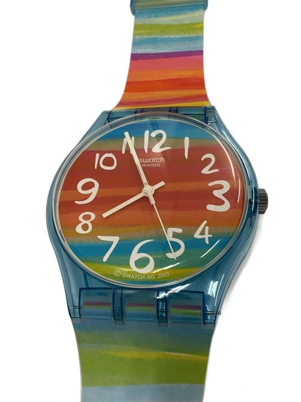 SWATCH Watch Analog Multi-color Used