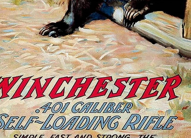 NOSTALGIA 3004 - Winchester Rifle 1909 Poster 11 x 17 gallery