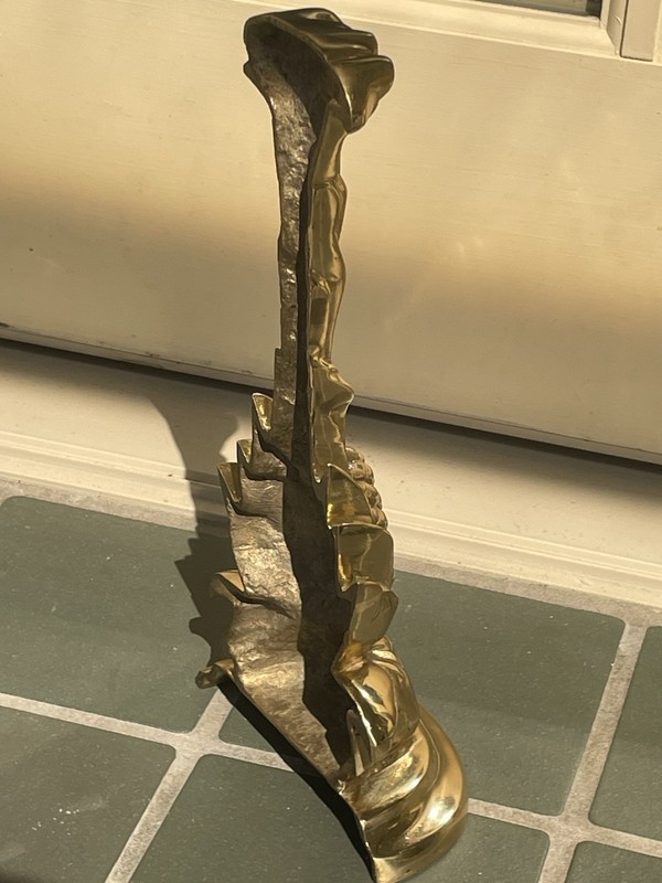 VTG. Mottahedeh Solid Brass Door Stopper . Historic Natchez Foundation . gallery