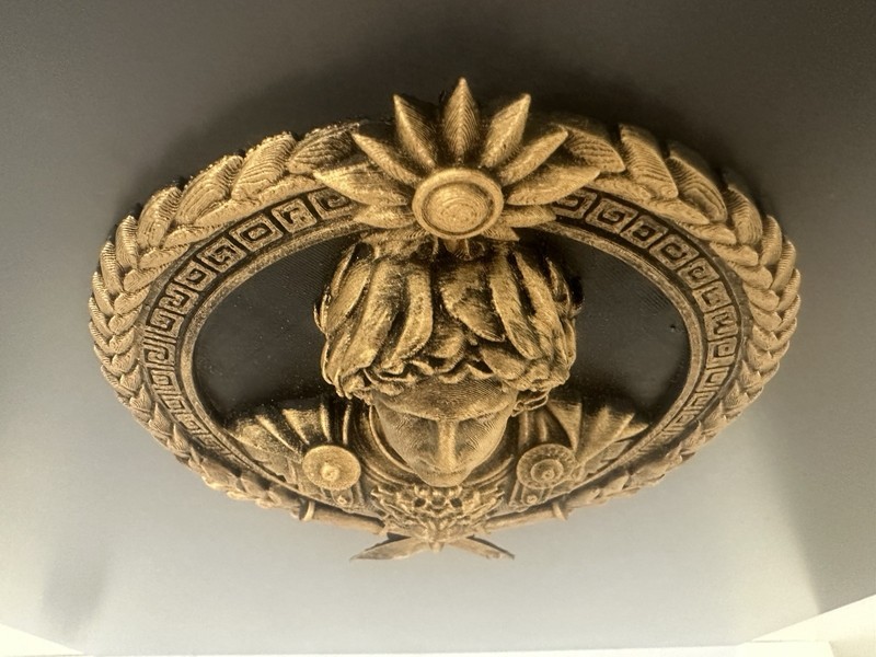 Alexander the Great Wall Medallion Greek Warrior Bust Medusa Armor Relief Plaque gallery