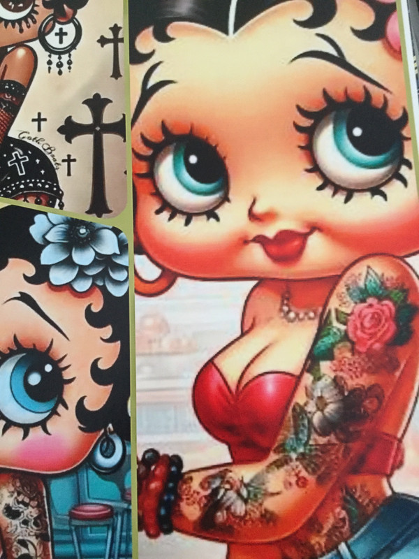 Abstract Wall Art 8.5x11 Premium Modern Home Decor (US) Betty Boop gallery