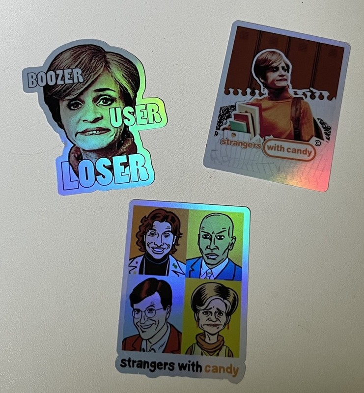 Strangers with Candy Holographic Sticker 3 Pack | Waterproof 2.5 Inch gallery