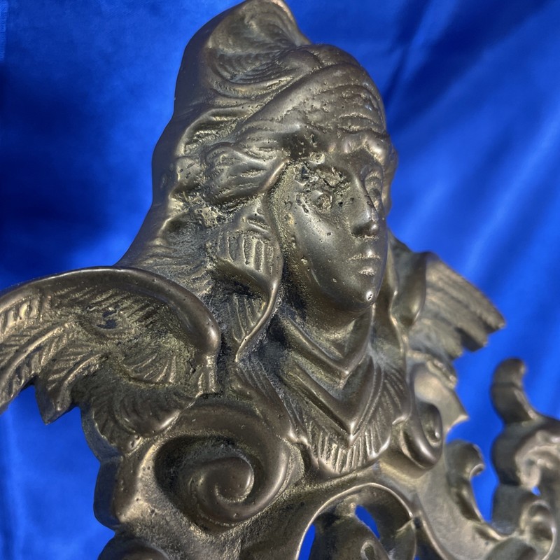Antique Large Brass Ornate Easel gallery