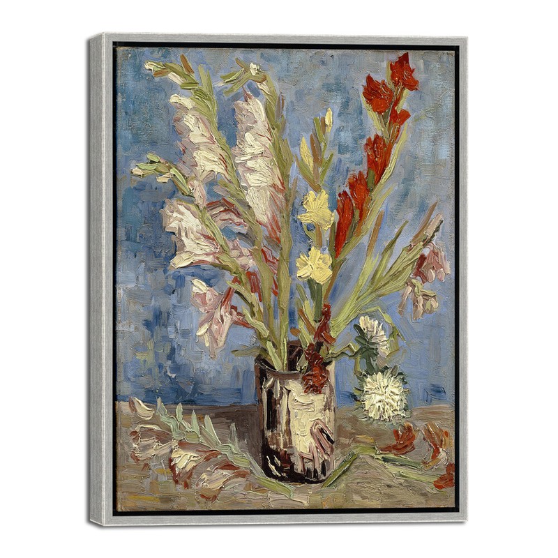 Framed Van Gogh Painting Repro Canvas Prints Picture Flowers Home Decor Wall Art