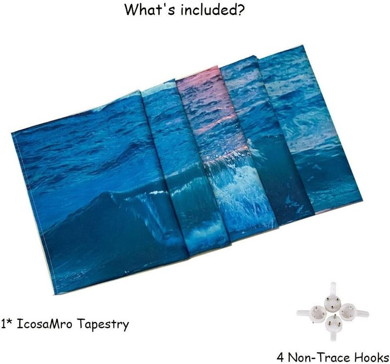 Ocean Tapestry Wall Hanging, Sea Beach Wave Sun Cloud Landscape Scenery Natur... gallery