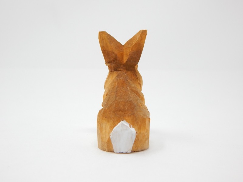 Brown Rabbit Bunny Figure Miniature Statue Sculpture Decor Garden Cake Topper gallery