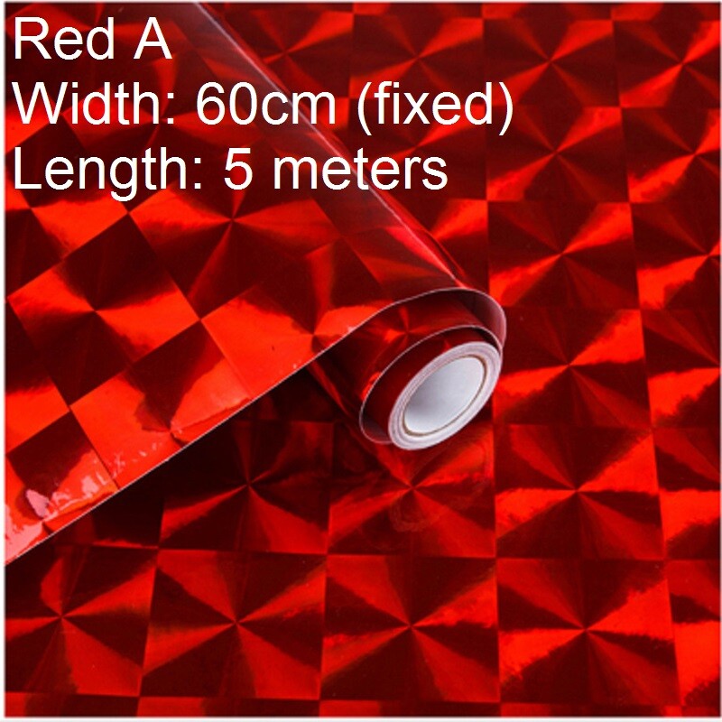 5M Self Adhesive Wallpaper Aluminum Foil Tile Sticker Home Kitchen Oil Proof New gallery
