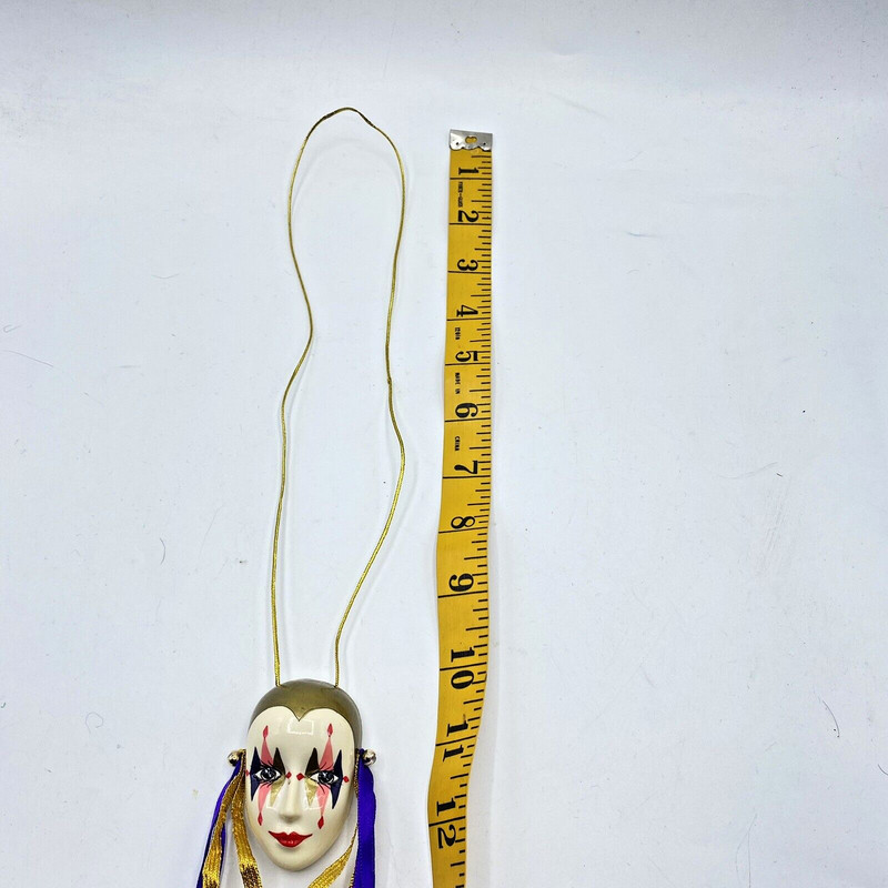 Vintage Brinn's Ceramic Mask Hanging Made In Korea Mardi Gras 2" gallery