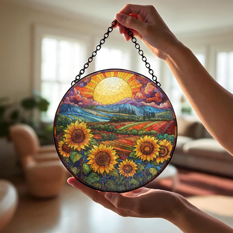 10Inch Stained Glass Suncatcher for Home Decor, Gifts, and Special Occasions gallery