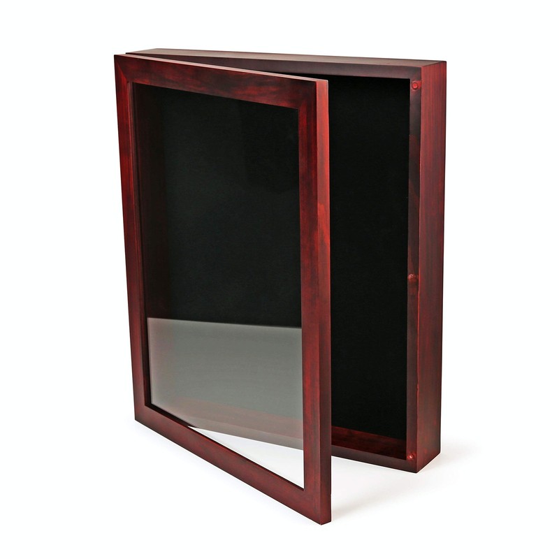 12×15 Large Shadow Box Frame, Deep Display Case, Red, Picture Frame, Graduati…